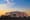A sunset shot of the Honda Center, the Anaheim hockey venue that will host volleyball in 2028